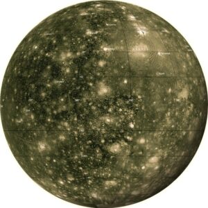 Jupiter Galilean Moon Callisto