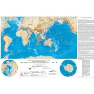 Plate Tectonics - Satellite Data Map