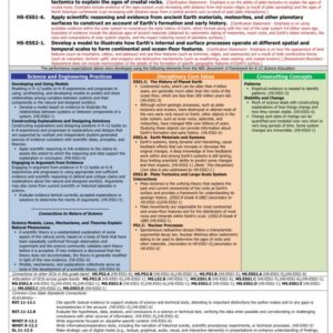Curriculum Standards Geosciences